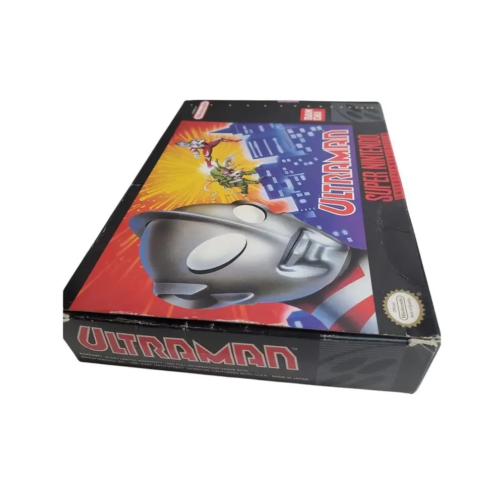 SNES - Ultraman Game - Includes Box and Manual